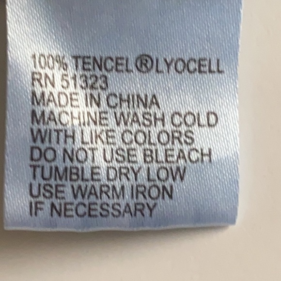 Cremieux Size XS Jade Chambray Women’s Long Sleeves Blouse Denim Jeans - Picture 5 of 15